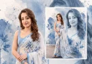 AI Prompts for Girls in White Floral Saree